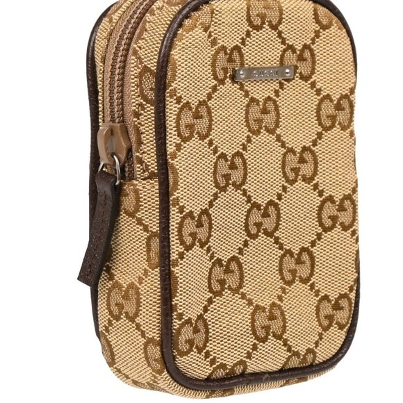 Gucci Beige Canvas GG Cigarette Case Pouch 115249/1147 XX92232 - Picture 1 of 6